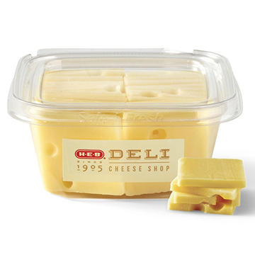 H-E-B Deli Baby Swiss Cracker Cut Cheese