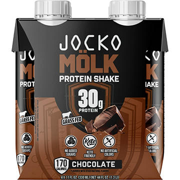 Jocko Fuel Mölk 30g Protein Shakes 11 oz Bottles - Chocolate