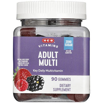 H-E-B Vitamins Zero Sugar Adult Multivitamin Gummies