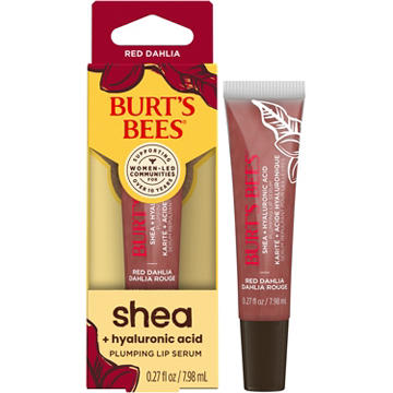Burt's Bees Shea + Hyaluronic Acid Plumping Lip Serum - Red Dahlia