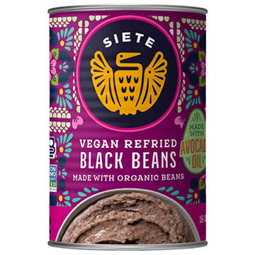 Siete Vegan Refried Black Beans
