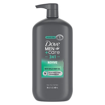 Dove Men+Care Revive 3-in-1 Body Wash - Wild Mint Oil