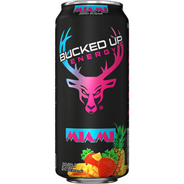 Bucked Up Zero Sugar Energy Drink - Miami