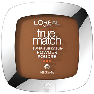 L'Oréal Paris True Match Super-Blendable Oil Free Makeup Powder N9 Medium Deep