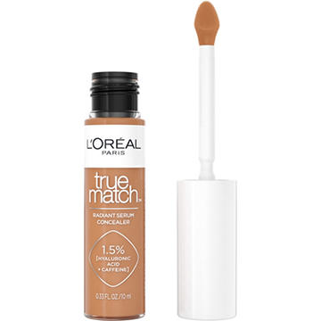 L'Oréal Paris True Match Radiant Serum Concealer with Hyaluronic Acid, Caffeine N8