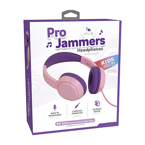 Helix JamWireless Kids Bluetooth Headphones - Purple - Shop