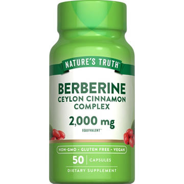 Nature's Truth Berberine Ceylon Cinnamon Complex 2000mg Capsules