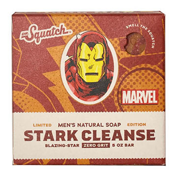 Dr. Squatch Iron Man Stark Cleanse Men's Natural Soap