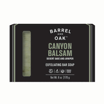 Barrel and Oak Exfoliating Bar Soap - Canyon Balsam