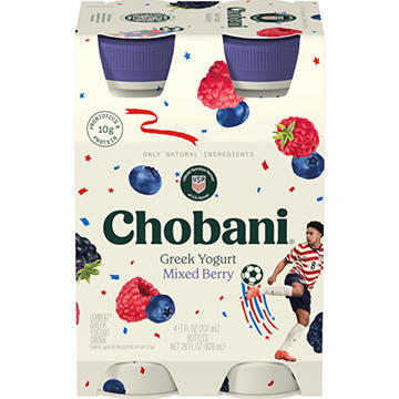 Chobani 10g Protein Mixed Berry Greek Yogurt Drink 7 oz Bottles