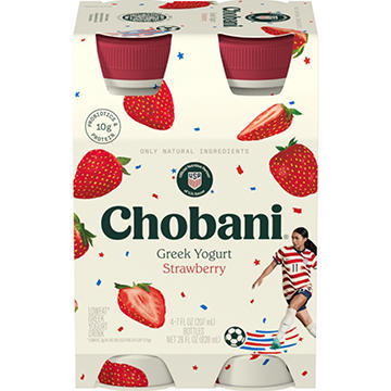 Chobani 10g Protein Strawberry Greek Yogurt Drink 7 oz Bottles