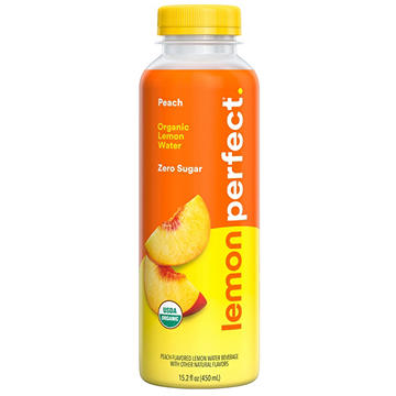 Lemon Perfect Organic Zero Sugar Lemon Water - Peach