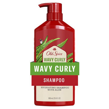 Old Spice Wavy Curly Shampoo with Aloe & Avocado Oil