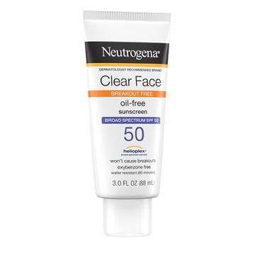 Neutrogena Clear Face Clear Face Oil Free Sunscreen SPF 50