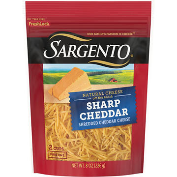 SARGENTO Sharp Cheddar Fine Cut Shredded Cheese