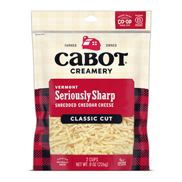 CABOT Seriously Sharp Cheddar Shredded Cheese