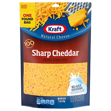 Kraft Sharp Cheddar Shredded Cheese