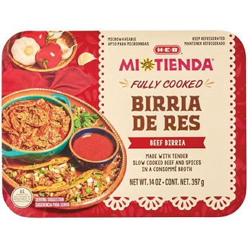H-E-B Mi Tienda Fully Cooked Beef Birria