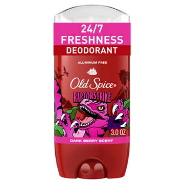 Old Spice Aluminum Free Deodorant for Men, Legendary Fragrance, Raptorstrike, Dark Berry Scent