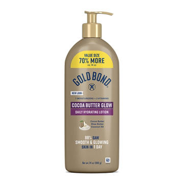 Gold Bond Cocoa Butter Glow Daily Hydrating Lotion