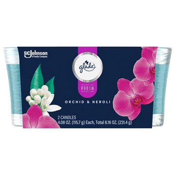 Glade Candle Jars - Orchid & Neroli