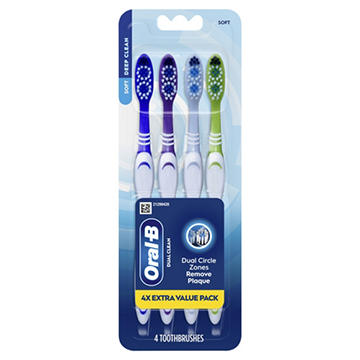 Oral-B Dual Clean Toothbrushes - Soft