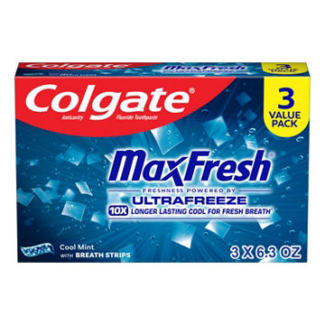 Colgate Max Fresh Whitening Anticavity Toothpaste - Cool Mint