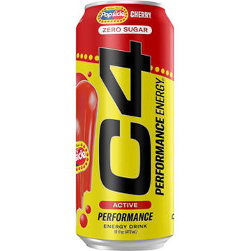 C4 Performance Zero Sugar Energy Drink - Cherry Popsicle
