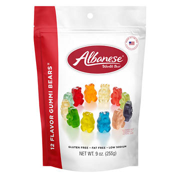 Albanese World's Best 12 Flavor Gummi Bears Candy