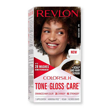 Revlon ColorSilk Demi-Permanent Hair Color - 4 Dark Brown