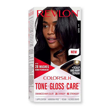 Revlon ColorSilk Demi-Permanent Hair Color - 1 Black