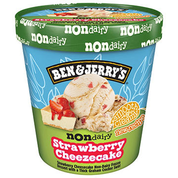 Ben & Jerry's Non Dairy Strawberry Cheezecake Frozen Dessert