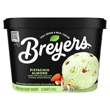 Breyers Pistachio Almond Frozen Dairy Dessert