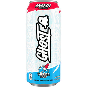 Ghost Zero Sugar Merica Pop Energy Drink