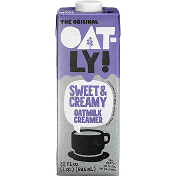 Oatly Oat Milk Liquid Coffee Creamer - Sweet & Creamy 
