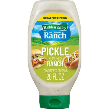 Hidden Valley Easy Squeeze Pickle Flavored Ranch Topping and Dressing