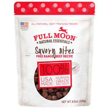 Full Moon Natural Essentials Savory Beef Bites Dog Treats
