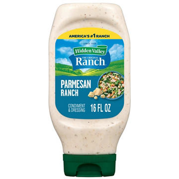 Hidden Valley Parmesan Ranch Condiment and Dressing, Easy Squeeze Bottle