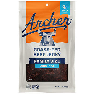 Archer Family Size 9g Protein Grass-Fed Beef Jerky - Original