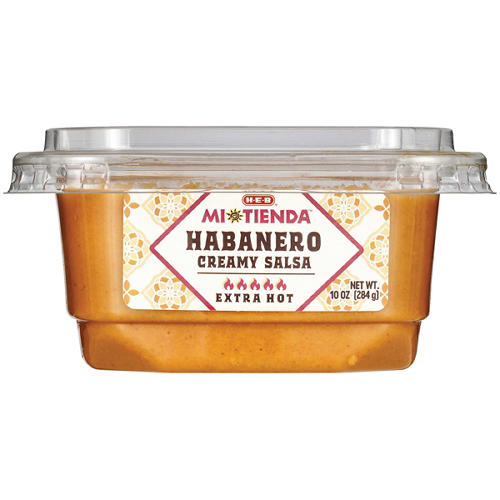 H-E-B Mi Tienda Creamy Salsa Habanero – Extra Hot, 10 oz