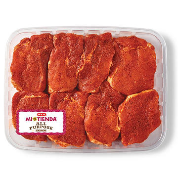 H-E-B Mi Tienda Seasoned Boneless Ribeye Pork Chops – All Purpose – Value Pack
