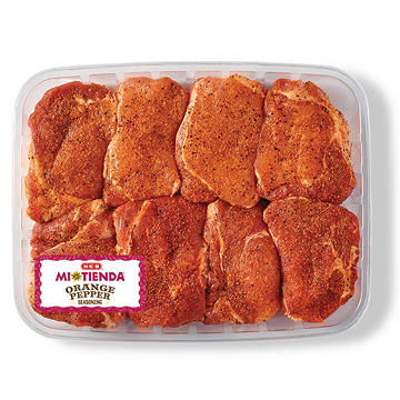 H-E-B Mi Tienda Seasoned Boneless Ribeye Pork Chops – Orange Pepper – Value Pack