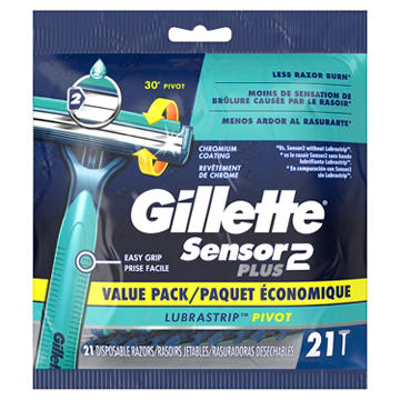 Gillette Sensor 2 Plus Disposable Razors