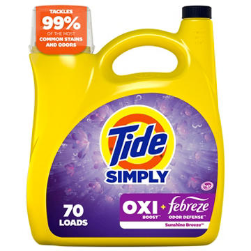 Tide Laundry Detergent with Oxi Boost + Febreze Odor Defense