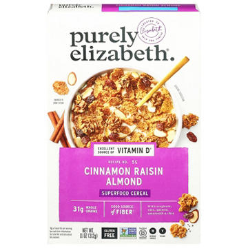 Purely Elizabeth Cinnamon Raisin Almond Superfood Cereal