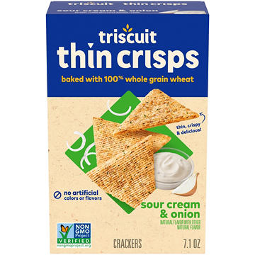 Triscuit Sour Cream & Onion Whole Grain Wheat Crackers
