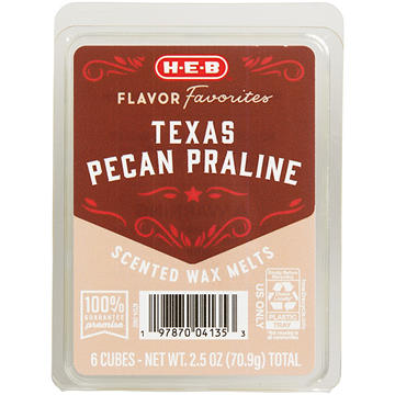 H-E-B Flavor Favorites Texas Pecan Praline Scented Wax Melts