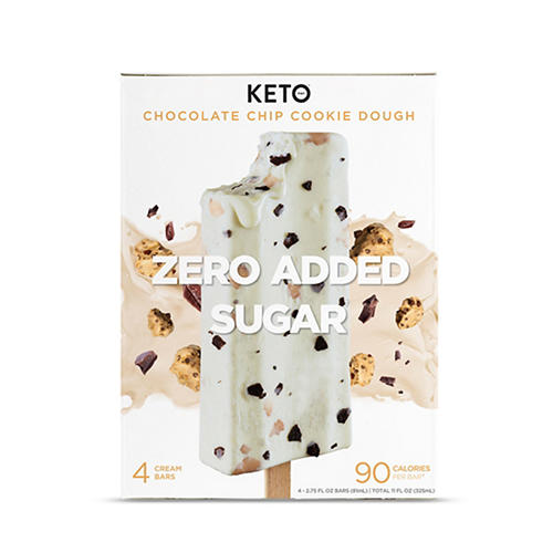 Keto Pint Chocolate Chip Cookie Dough Ice Cream Bars - Shop Bars