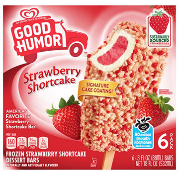Good Humor Strawberry Shortcake Frozen Dessert Bars
