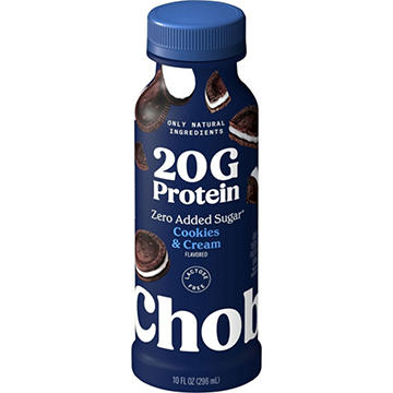 Chobani 20G Protein Zero Sugar Added Yogurt Drink - Cookies & Cream